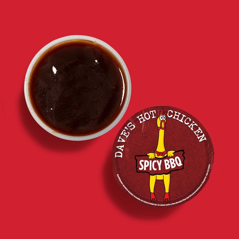 Side of Spicy BBQ Dipper from Dave's Hot Chicken - Falls Pkwy in Menomonee Falls, WI