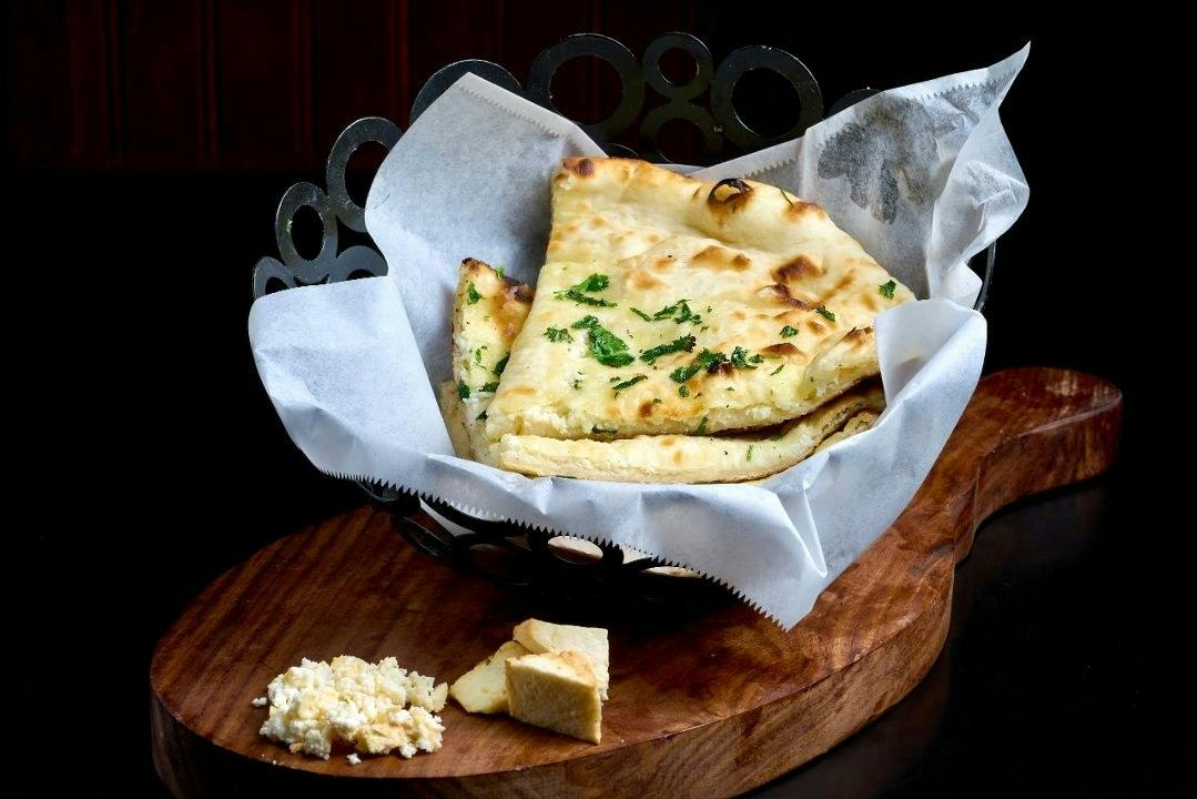 Kheema Naan from Rock N Grill Indian Authentic Cuisine & Bar in Round Rock, TX
