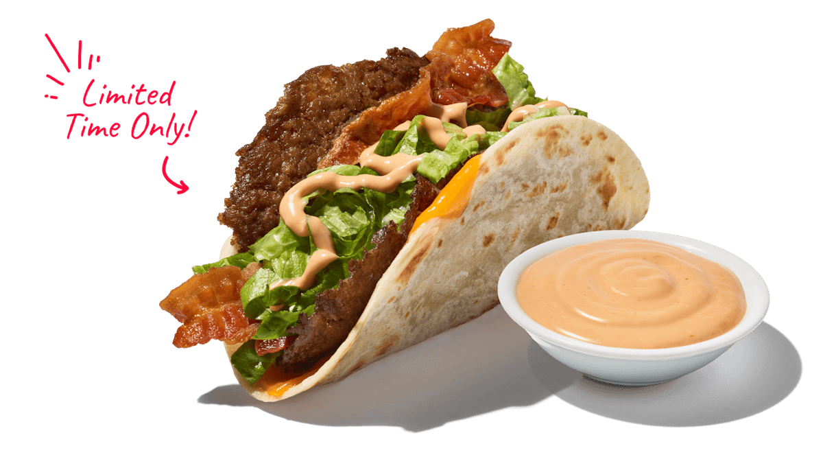 Smoky Bacon Steakburger Taco from Freddy's Frozen Custard and Steakburgers - McCall Rd in Manhattan, KS