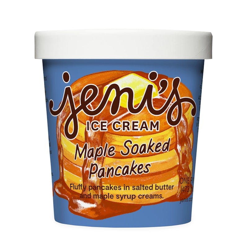 Maple Soaked Pancakes Ice Cream Pint from Jeni's Splendid Ice Creams - 2512 N Milwaukee Ave in Chicago, IL