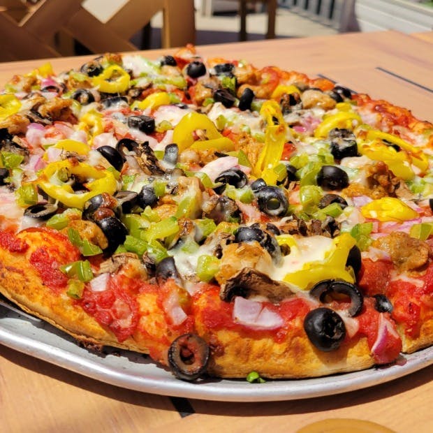 12" Herbivore from Parker John's BBQ & Pizza - Green Bay in Green Bay, WI