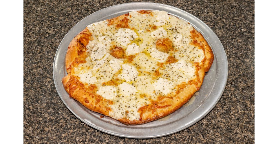 White 5 Cheese Pizza from Perfecto Pizza - Sycamore School Rd in Fort Worth, TX