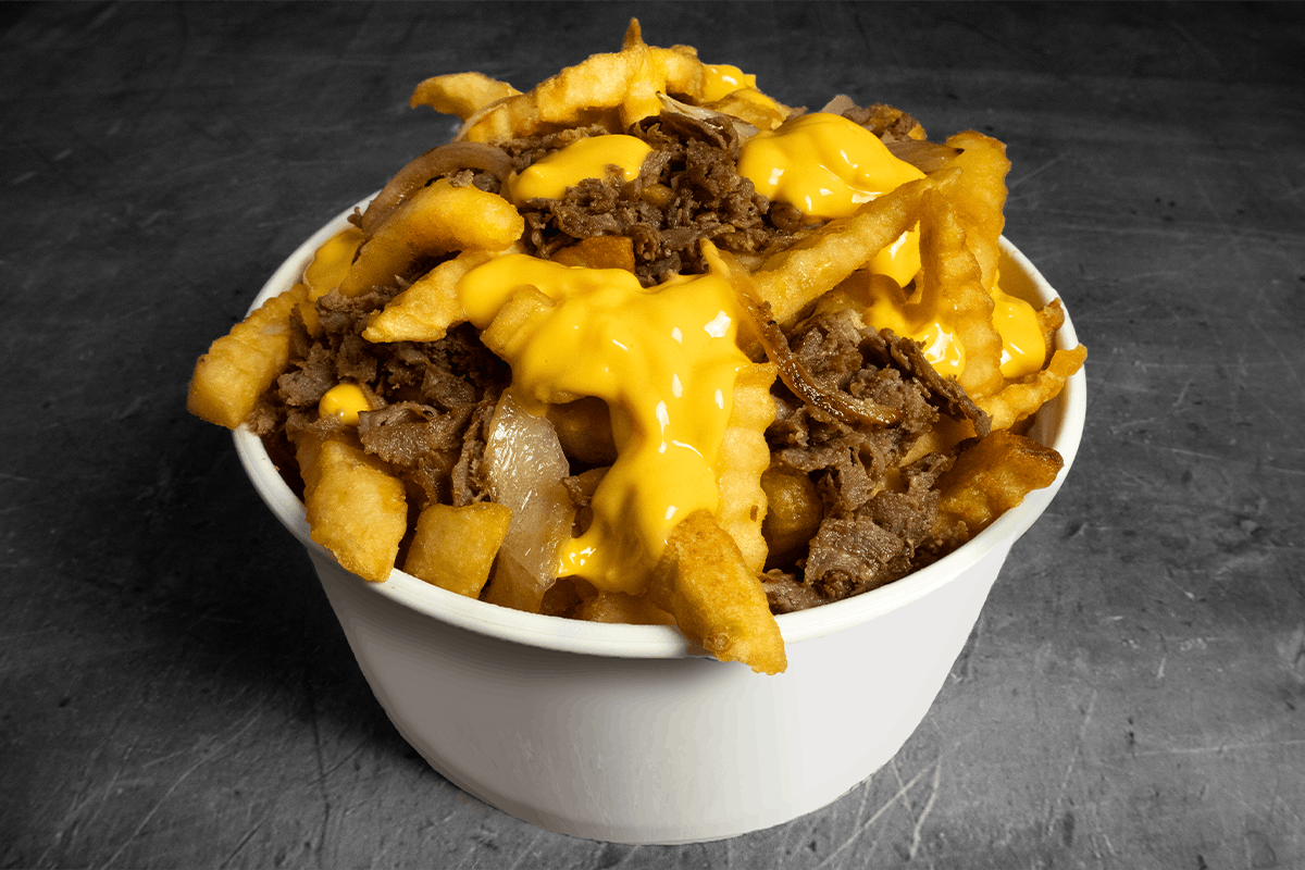 Loaded Cheesesteak Fries from Pardon My Cheesesteak - W Foothill Blvd in Claremont, CA
