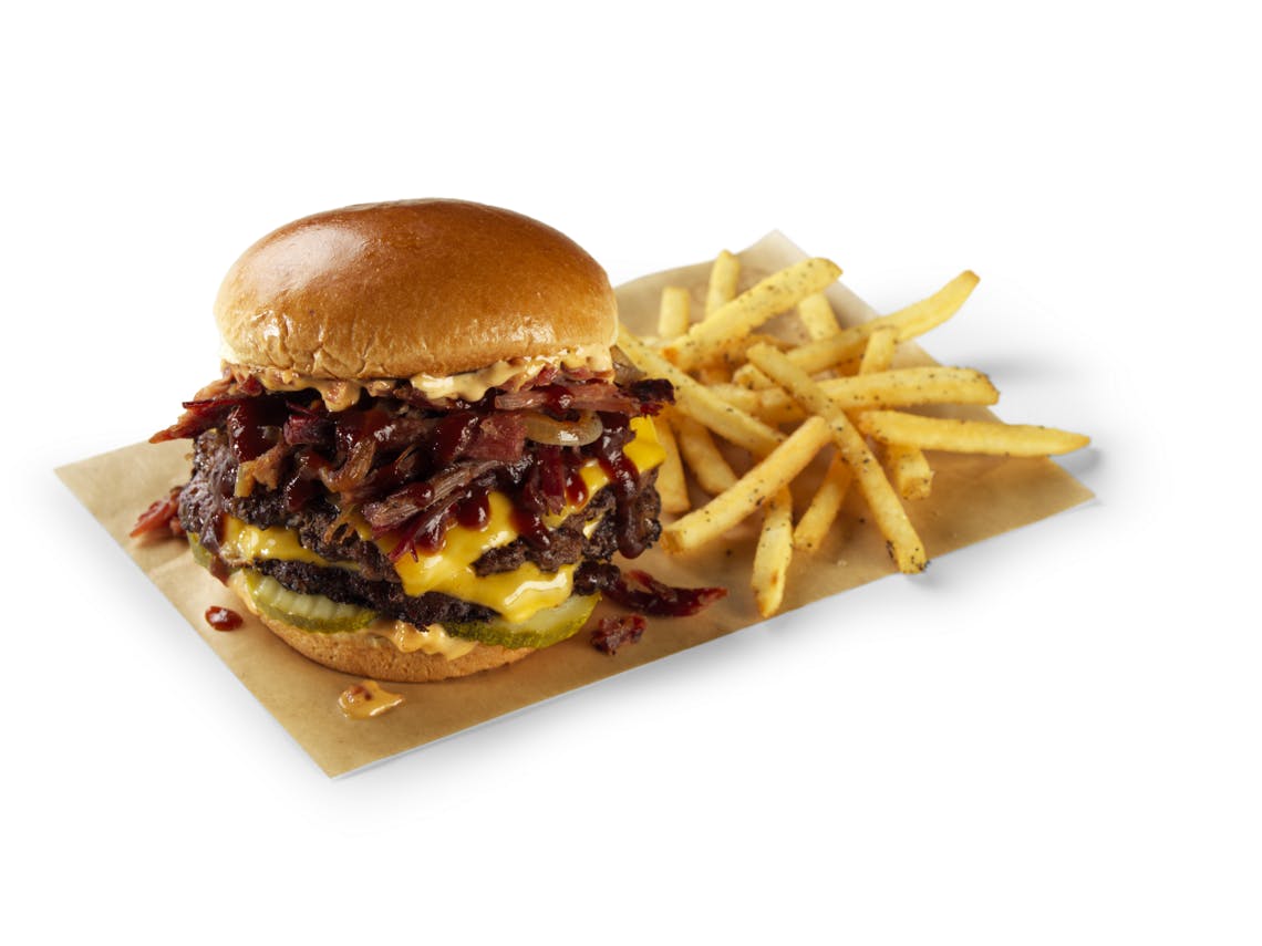 Smoked Brisket Burger from Buffalo Wild Wings - S Hampton Pl in Clarksville, TN