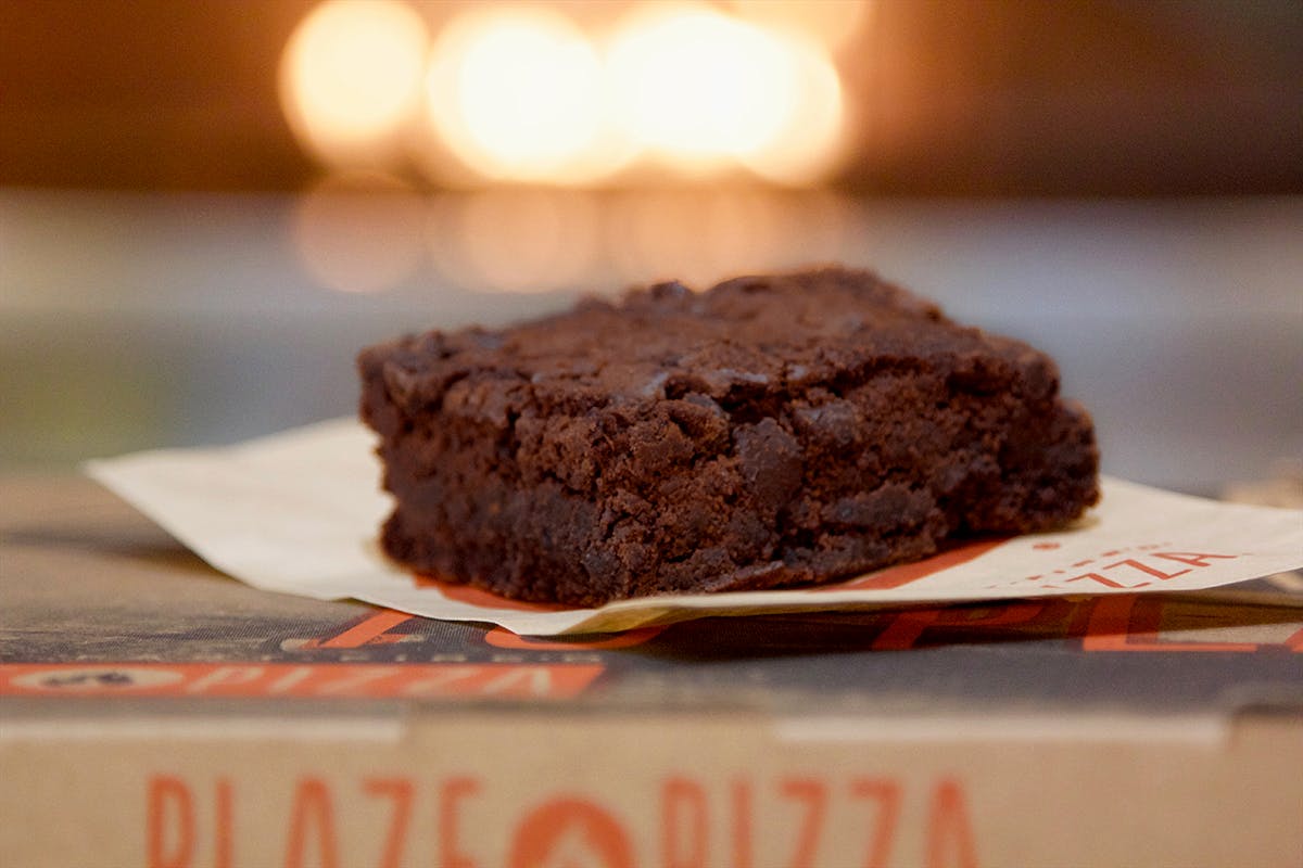 Chocolate Brownie brushed with Olive Oil from Blaze Pizza Ames in Ames, IA
