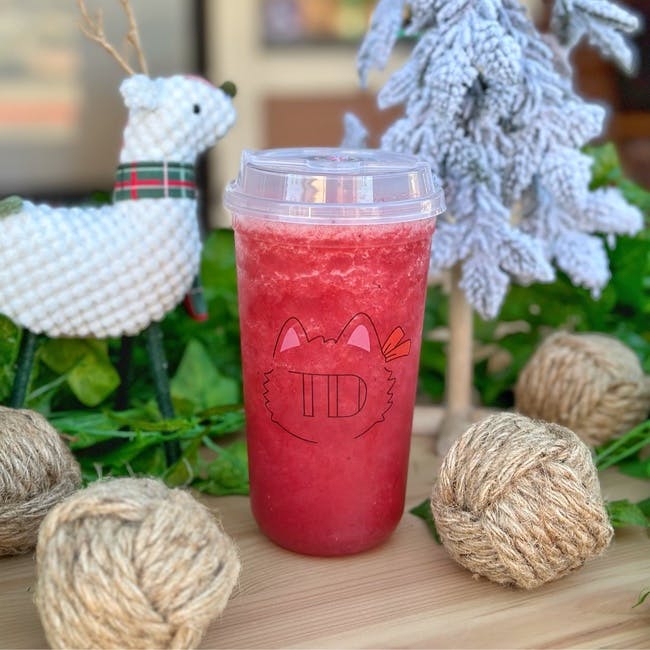 Strawberry Smoothie from Tea Dojo - Nut Tree Road in Vacaville, CA