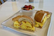 Breakfast Croissant from The Great Egg Restaurant in Denton, TX