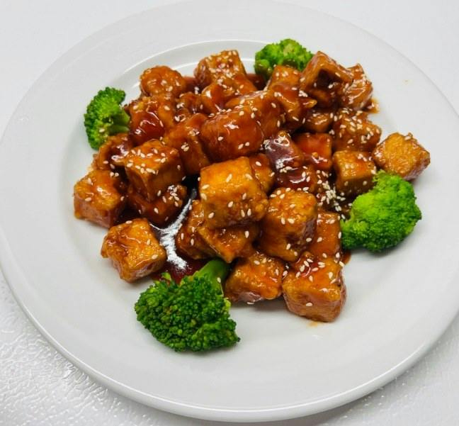 Sesame Tofu from Happy Wok - Elmwood Ave in Middleton, WI