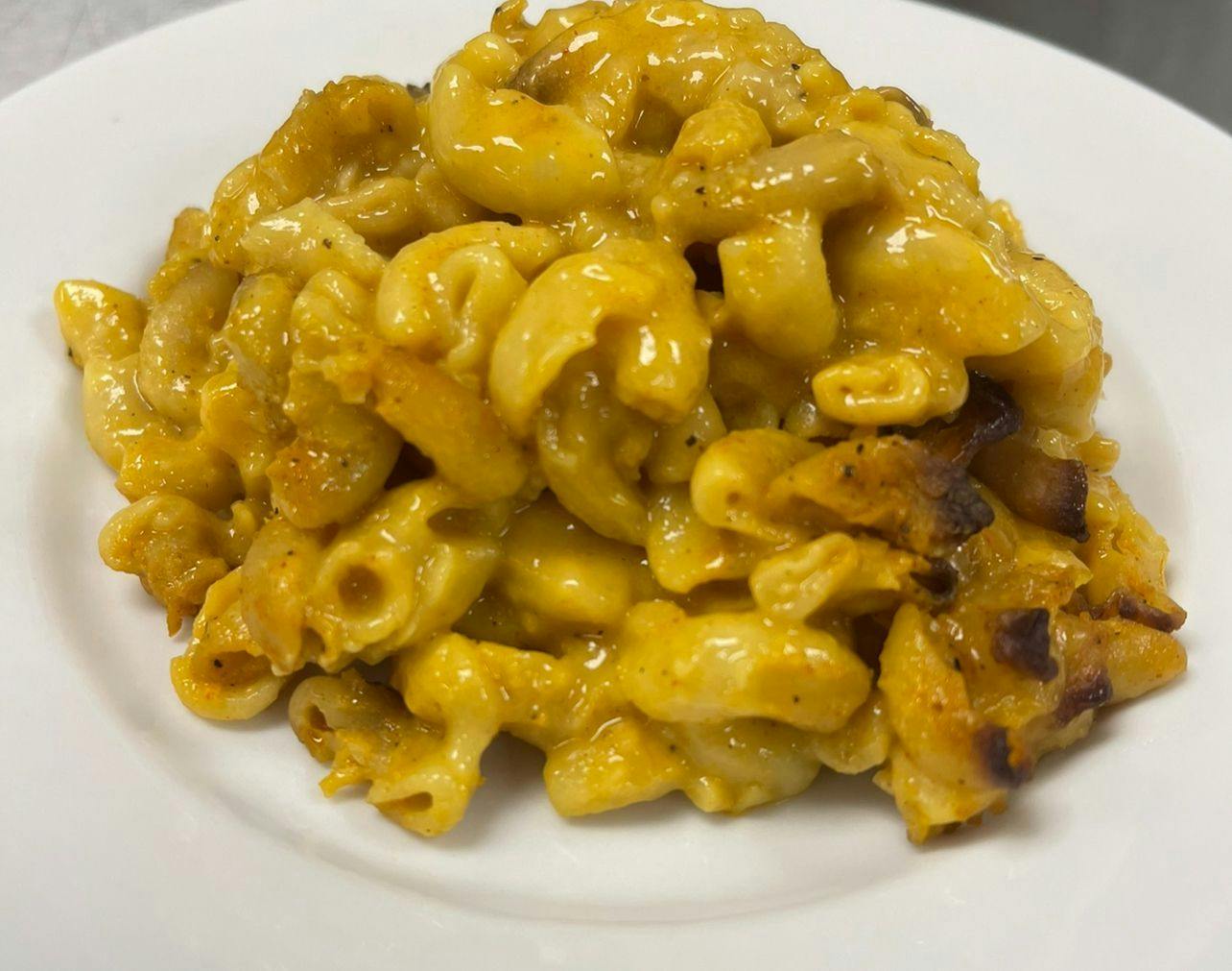 Cheesy Mac & Cheese from Justveggiez in Madison, WI