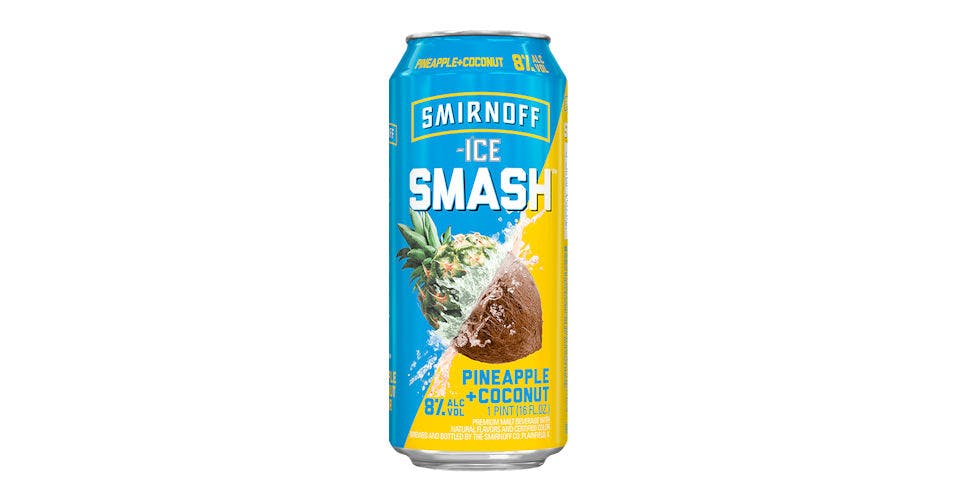 Smirnoff Ice: Smash, Pineapple Coconut, 16 oz. from Five Corners Liquor & Wine in Cedar Falls, IA