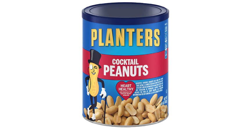 Planters Cocktail Peanuts (16 oz) from EatStreet Convenience - Sheridan Rd in Kenosha, WI