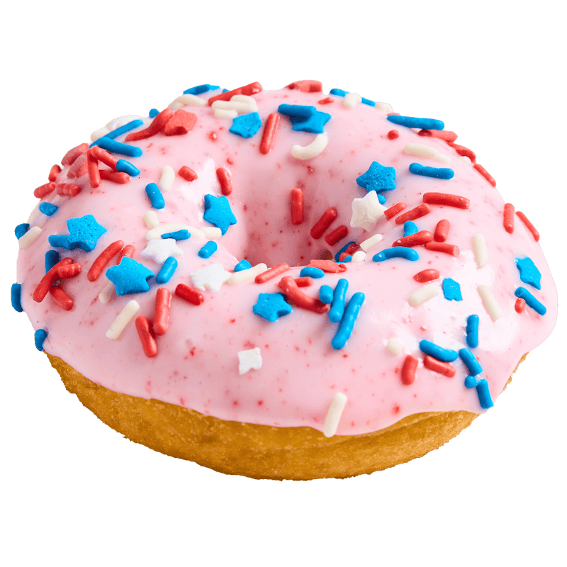 Strawberry Americana from Duck Donuts Madison in Madison, WI