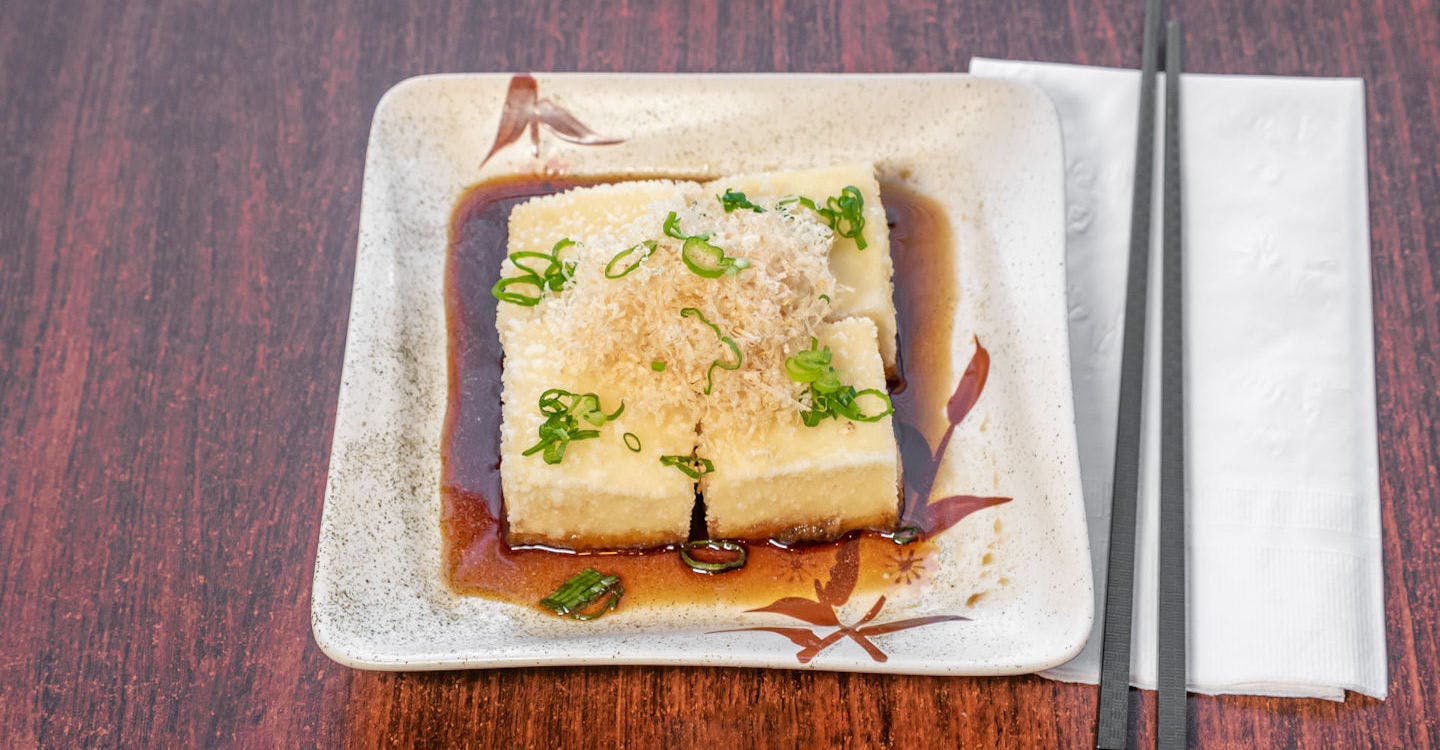 Agedashi Tofu from Sakura Sushi in San Rafael, CA