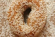Sesame Bagel from Eltana Wood-Fired Bagels - Stone Way in Seattle, WA