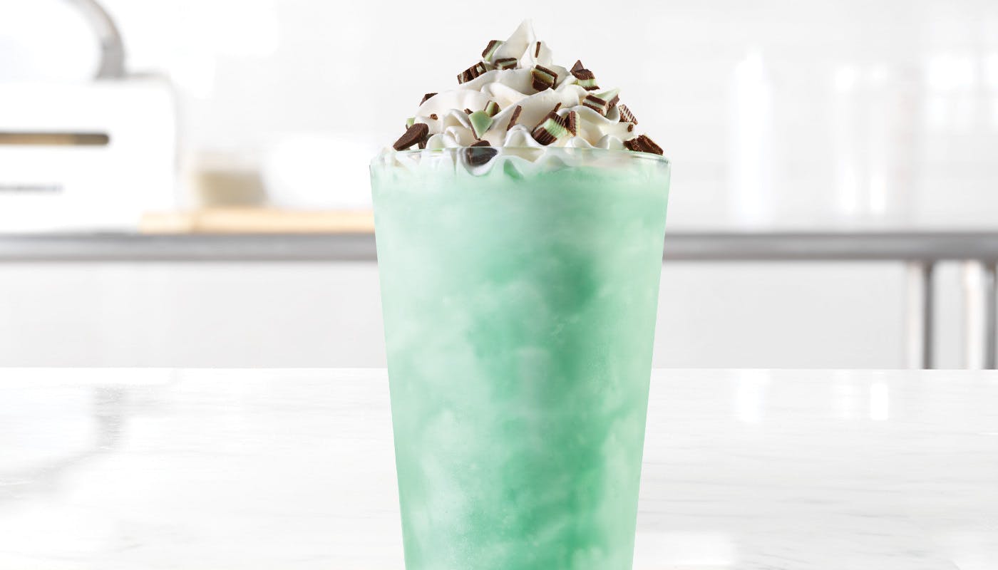 Andes Mint Chocolate Shake from Arby's: Green Bay West Mason St (9058) in Green Bay, WI