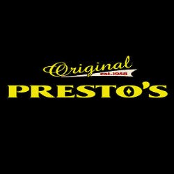 Logo for Presto's Pizza