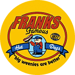 Logo for Frank's Famous Hot Dogs