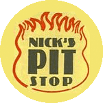 Logo for Nick's Pit Stop