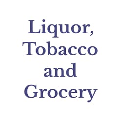 Logo for Liquor, Tobacco and Grocery