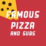 Logo for Famous Pizza & Subs