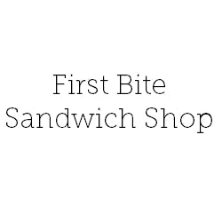 Logo for First Bite Sandwich Shop