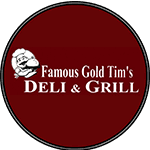 Logo for Famous Gold  Tim's Deli and Grill