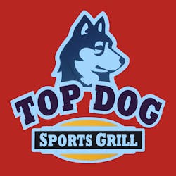 Logo for Top Dog Sports Grill