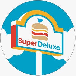 Logo for Super Deluxe Burger
