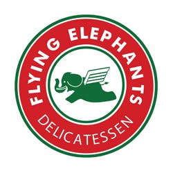 Logo for Flying Elephants Deli
